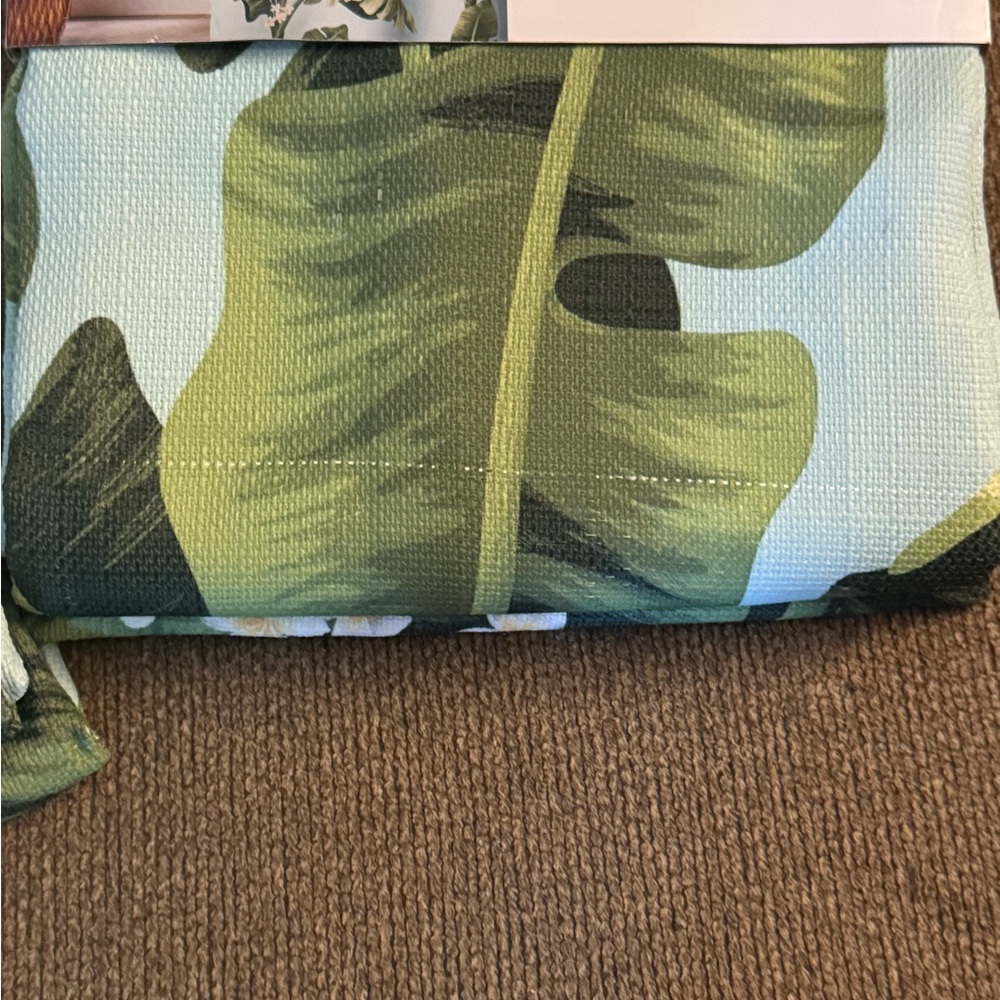 2 Count Vern Yip SKL Home ROSEMARY BEACH Shower Curtain 70x72 palm floral leaves - Picture 3 of 6